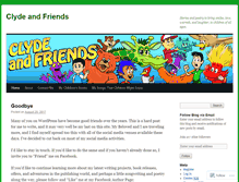 Tablet Screenshot of clydeandfriends.com
